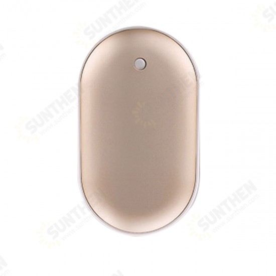 Pocket Hand Warmer Heater USB Charger Electric Rechargeable 5000mAh Power Bank