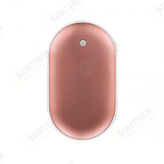 Pocket Hand Warmer Heater USB Charger Electric Rechargeable 5000mAh Power Bank