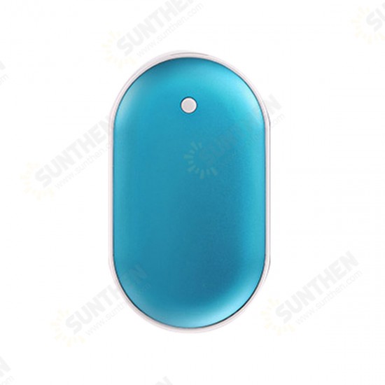 Pocket Hand Warmer Heater USB Charger Electric Rechargeable 5000mAh Power Bank