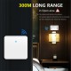 H9 Gold 1Gang Wireless smart Switch 433Mhz 300M White RF Remote Controller