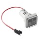 Square Ammeter Large Digital Tube Ammeter Indicator Light Ammeter