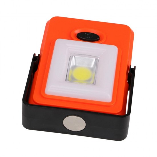 Portable COB Hook Magnetic Work Light Battery Powered Outdoor Lamp for Camping Fishing Hiking