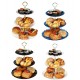 European-style 3 Tier Cake Tray Dessert Stand Dessert Tray Wedding Birthday Party Cake Stand