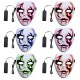 Halloween Mask LED Luminous Flashing Face Mask Party Masks Light Up Dance Halloween Cosplay