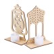 Wooden Lamp DIY Islamic Palace LED Decorations Desktop Gifts for Eid Mubarak