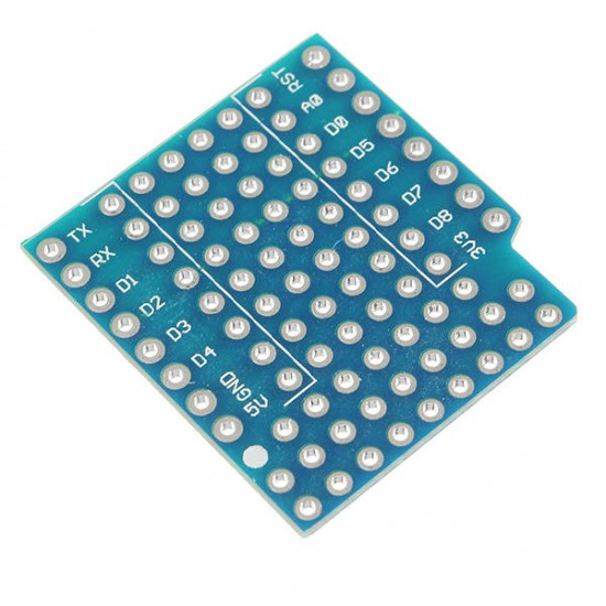 ProtoBoard Shield Expansion Board For D1 Mini Double Sided Perf Board Compatible