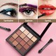 12pcs Disposable Double Ended Eye Shadow Applicators Sponge Brush Makeup Tools