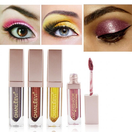 Glitter Liquid Eyeshadow Shimmer Masquerade Eye Shadows Makeup Waterproof Pigment Nude