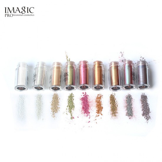 Glitter Eyeshadow Metallic Loose Powder Waterproof Shimmer Long-lasting Eyeshadow