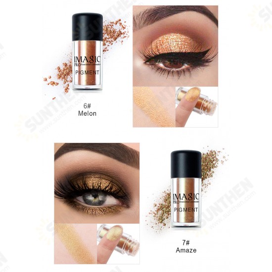 Glitter Eyeshadow Metallic Loose Powder Waterproof Shimmer Long-lasting Eyeshadow