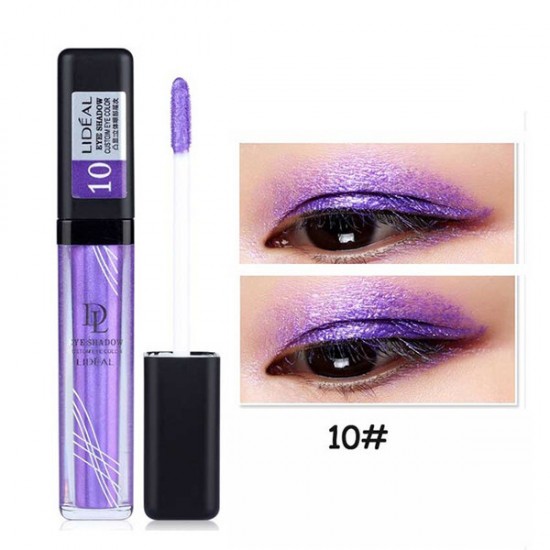 Liquid Eyeshadow Makeup Glitter Eyes Waterproof Pigments White Gold Color Shimmer Eye Shadow