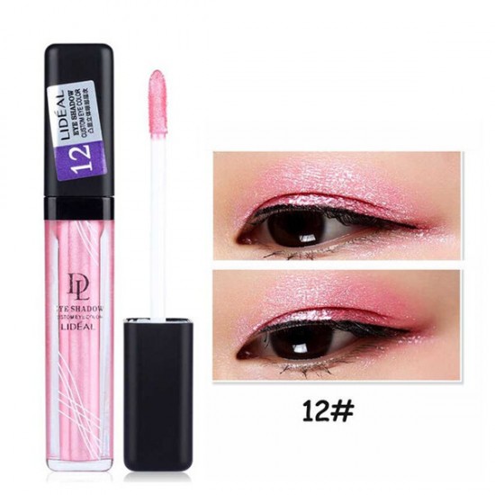 Liquid Eyeshadow Makeup Glitter Eyes Waterproof Pigments White Gold Color Shimmer Eye Shadow