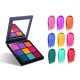 New 4 Style Eyeshadow Makeup Pallete With Mirror Glitter Matte Eye Shadow Highly Pigmented Nude Shinning Pressed Eyeshadow