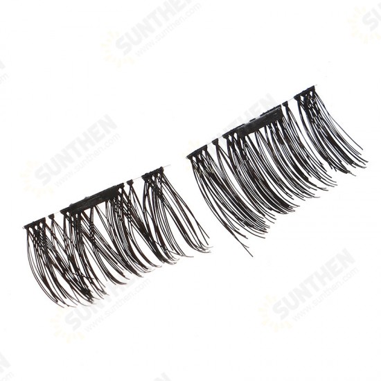 Magnetic Eyelashes Reusable Ultra Thin Black Thicker 3D Magnet False Lash Makeup