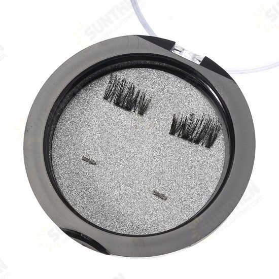 Magnetic Eyelashes Reusable Ultra Thin Black Thicker 3D Magnet False Lash Makeup