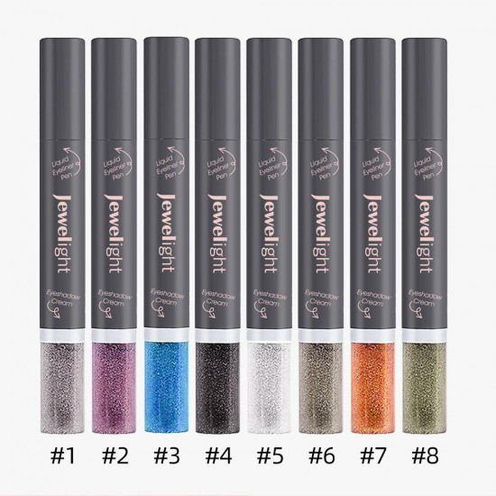 Music Flower Gem Shimmer Liquid Eyeliner Pearlescent Liquid Waterproof M6006