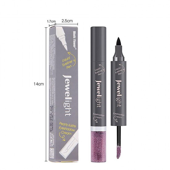 Music Flower Gem Shimmer Liquid Eyeliner Pearlescent Liquid Waterproof M6006