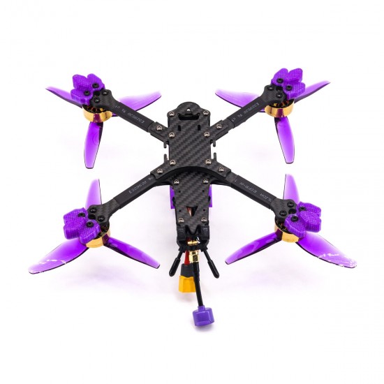 LAL 5style 220mm 6S Freestyle 5 Inch FPV Racing Drone PNP/BNF F4 Bluetooth FC Caddx Ratel 2307 1850KV Motor 50A Blheli_32 ESC