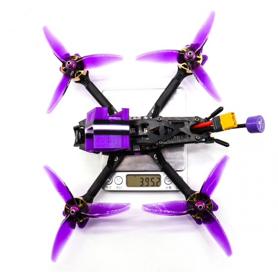 LAL 5style 220mm 6S Freestyle 5 Inch FPV Racing Drone PNP/BNF F4 Bluetooth FC Caddx Ratel 2307 1850KV Motor 50A Blheli_32 ESC