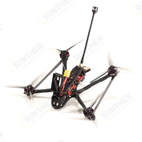 5 Micro Long Range 5Inch 4S RC Drone FPV Racing Drone Analog Caddx Rate2 Camera F722 mini Flight Controller 30A 4in1 ESC 2004 Motor VTX Zeus 800mW