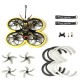 CR Pusher Analog 155mm Wheelbase 3.5 Inch Zeus35 Pro AIO F7 4S/6S FPV Cinewhoop Racing Drone PNP BNF w/ 350mW VTX Caddx Ratel 2 1200TVL FPV Camera