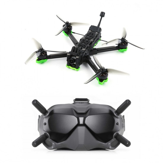 F5 F5X Squashed X HD 4S / 6S 5 Inch FPV Racing Drone BNF 4S Caddx Polar Vista / 6S Camera Vista + FPV Goggles V2 Combo