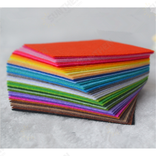 30x30cm Non Woven Felt Fabric Polyester Cloth Felt Fabric DIY Bundle for Sewing Doll Handmade Craft