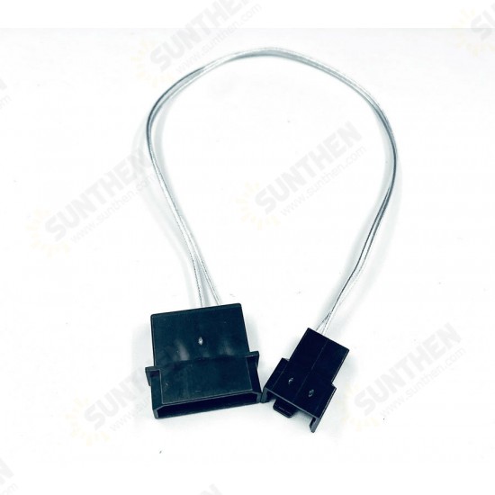 PC Case Fan Cable Big 4Pin to 4Pin Fan One Point Four 1 To 4 Extension Cable For Computer