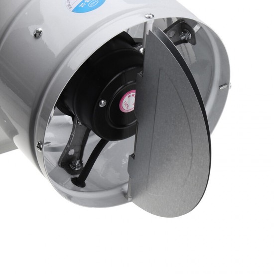 110/220V 60W 2800r/min 8inch Exhaust Fan Wall Mounted Blower Bathroom Kitchen Air Vent Ventilation Extractor