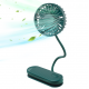 2000mAh USB Portable Fan Hanging Neck Fan Rechargeable Mini Sports Fans 3 Gears Adjustable Low Decibel Fan