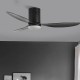 220V 42/52 Inch Decorative DC Ceiling Fan with Remote Control Simple Fan Light Ventilador for Living Room Restaurant Bedroom Study Hotel