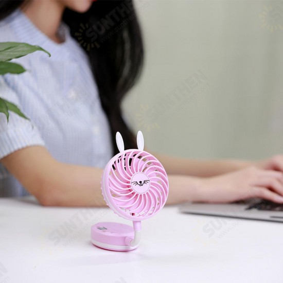 Mini USB Handheld Standy Fan Summer Cooling Protable Travel Outdoor Fan