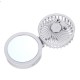 Portable Mini Fan LED Light Lamp Handheld Cooler Makeup Mirror USB