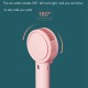 Protable Handheld Bladeless Fan Mini Hanging Neck Fan Desktop Cooling Fan 3 Gear USB Charging Low Noise