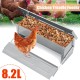 8.2L Automatic Aluminium Chicken Treadle Feeder Self Opening