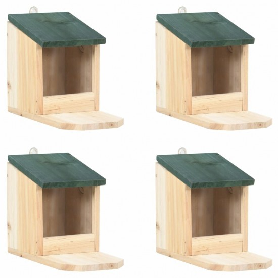 47231 Outdoor Squirrel Houses 4 pcs Firwood Pet Supplies Dog House Pet Home Cat Bedpen Fence Playpen