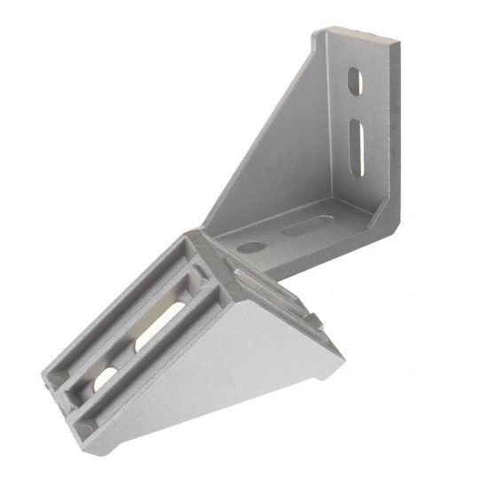 AJ40 40*80mm Aluminum Angle Corner Joint Connector 90 degrees 4080 Series Aluminum Profile