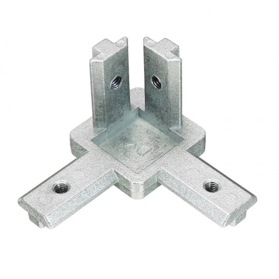 CJ40 T Slot 3 Way 90 Degree Inside Corner Connector Joint Bracket for 4040 Series Aluminum Profile