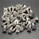 M4SH2 50pcs Metric M4 Stainless Steel Countersunk Flat Head Hex Socket Cap Screw Bolts