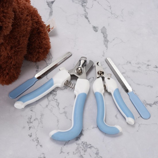 Pet Nail Clippers Cutter for Dogs Cats Birds Claws Scissor Cut with File Animal Cat Nail Clippers Dog Grooming Tools