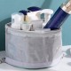 Cylinder Drawstring Cosmetic Bag Large Capacity Storage Case Lazy Beam Mouth Travel Cosmetic Organizer Wash Bag