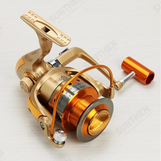 10BB 5.5:1 Gear Spinning Spool Fishing Reel Aluminum Salt Freshwater Right Left Interchangeable