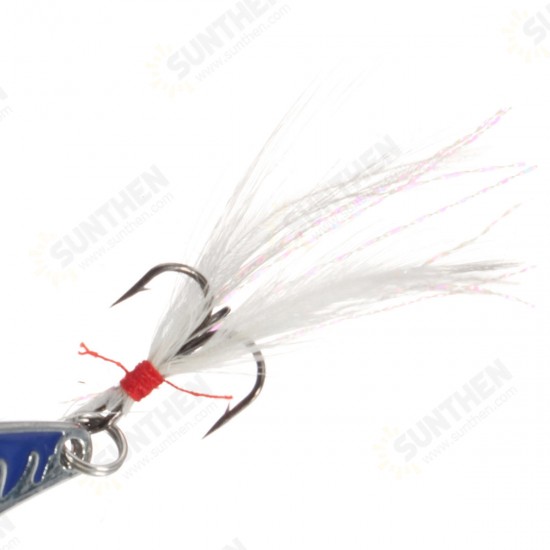 10pcs 5cm 8.2g Metal VIB Fishing Lure Crankbait Hard Bait Treble Hooks