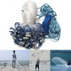 2.4m-4.8m Large Hand Cast Fishing Net Spin Network Bait Fish Net Portable Sinker Net