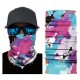 3D Digital Oil Painting Style Summer UV Protection Face Mask Anti Air Pollution Face Scarf Reusable Neck Scarf for Sport Outdoor Fishing Cycling