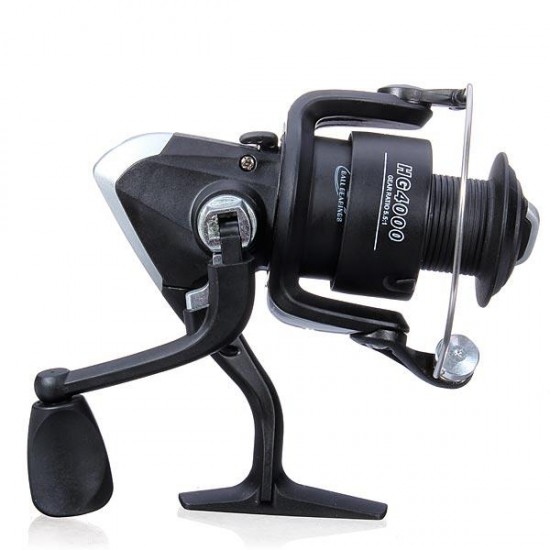 5.1:1 Spinning Fishing Reel Gear Ratio 3 Ball Bearing HG Brand