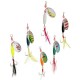 6pcs Spoon Metal Fishing Lures Crankbaits Bass Tackle Hooks Set Spinner Baits