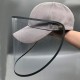 Detachable Anti-Saliva Dustproof Full Face Protection Hat Outdoor Face Shield Screen Protective Safety Mask