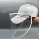 Detachable Anti-Saliva Dustproof Full Face Protection Hat Outdoor Face Shield Screen Protective Safety Mask