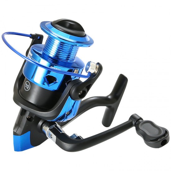 Fishing Reel 5.2:1 8kg Braking Ultra Smooth Powerful Spinning Reels for Freshwater Saltwater Right Left Interchangeable